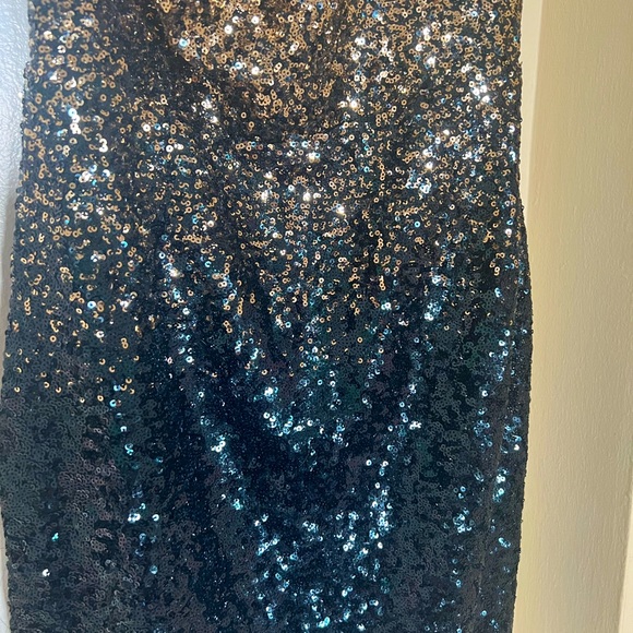 Sequinned strap dress in size small - Picture 2 of 5